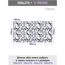 Фотообои для интерьера - 500х270см из 5и полос. Обои для стен, оформление спальни, детской комнаты, кухни, гостинной.