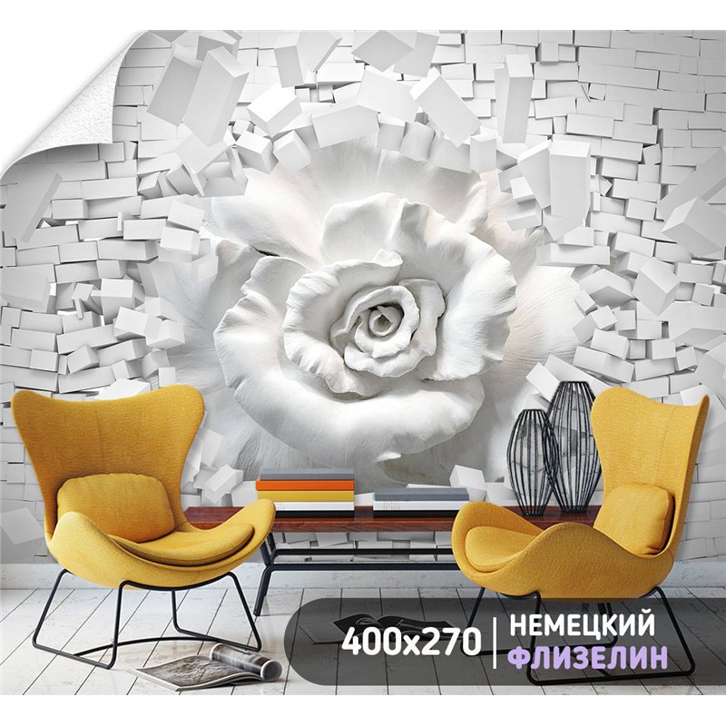 Фотообои для интерьера - 400х270см из 4х полос. Обои для стен, оформление спальни, детской комнаты, кухни, гостинной.