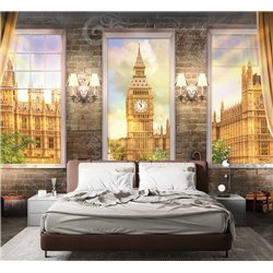 Фотообои для интерьера - 500х270см из 5и полос. Обои для стен, оформление спальни, детской комнаты, кухни, гостинной.