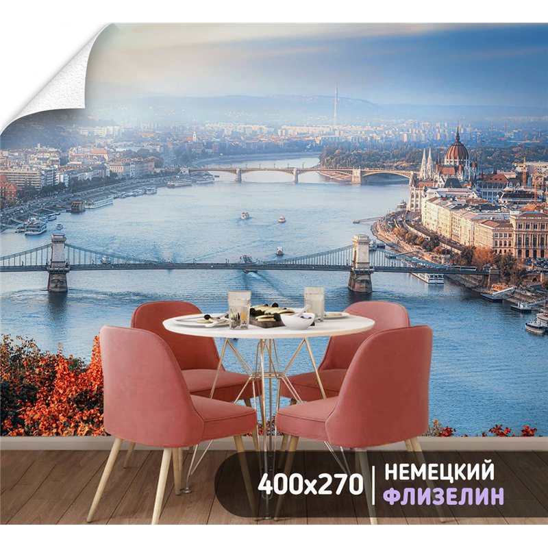 Фотообои для интерьера - 400х270см из 4х полос. Обои для стен, оформление спальни, детской комнаты, кухни, гостинной.