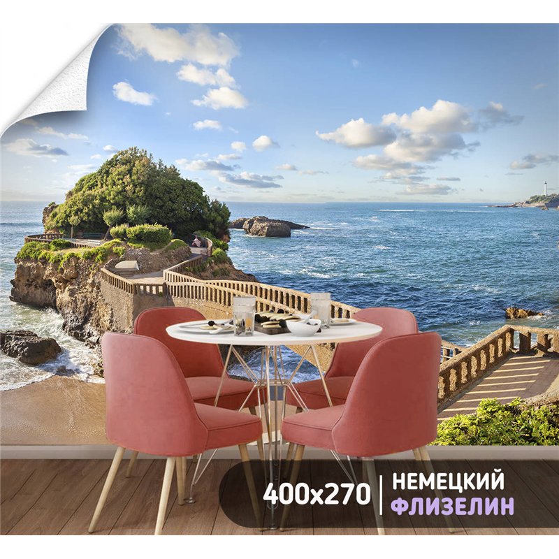 Фотообои для интерьера - 400х270см из 4х полос. Обои для стен, оформление спальни, детской комнаты, кухни, гостинной.