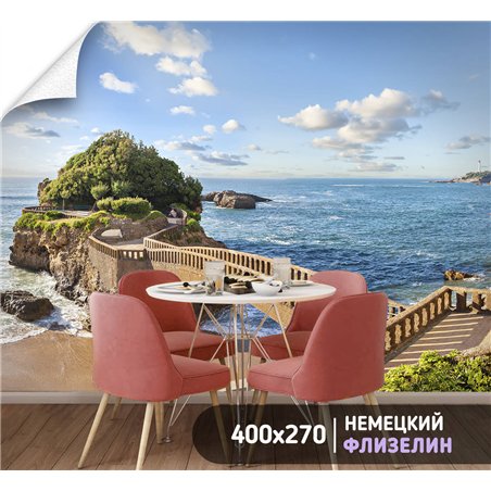 Фотообои для интерьера - 400х270см из 4х полос. Обои для стен, оформление спальни, детской комнаты, кухни, гостинной.