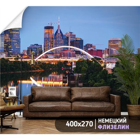 Фотообои для интерьера - 400х270см из 4х полос. Обои для стен, оформление спальни, детской комнаты, кухни, гостинной.