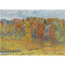 Картина на холсте по фото Модульные картины Печать портретов на холсте Осень