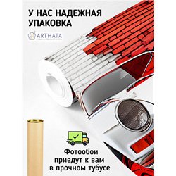 Фотообои для интерьера - 300х270см из 3х полос. Обои для стен, оформление спальни, детской комнаты, кухни, гостинной.