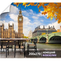 Фотообои для интерьера - 200х270см из 2х полос. Обои для стен, оформление спальни, детской комнаты, кухни, гостинной.