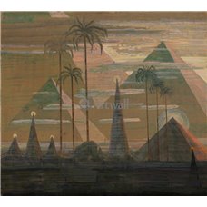 Картина на холсте по фото Модульные картины Печать портретов на холсте Анданте (Соната пирамид)