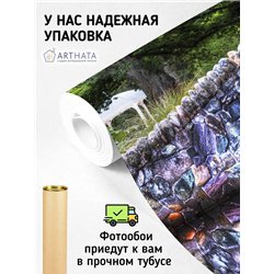 Фотообои для интерьера - 200х270см из 2х полос. Обои для стен, оформление спальни, детской комнаты, кухни, гостинной.