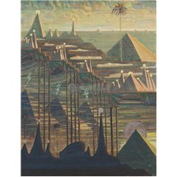 Аллегро (Соната пирамид) - Модульная картины, Репродукции, Декоративные панно, Декор стен