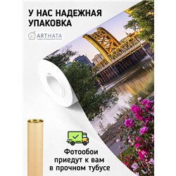 Фотообои для интерьера - 400х270см из 4х полос. Обои для стен, оформление спальни, детской комнаты, кухни, гостинной.