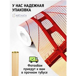 Фотообои для интерьера - 300х270см из 3х полос. Обои для стен, оформление спальни, детской комнаты, кухни, гостинной.