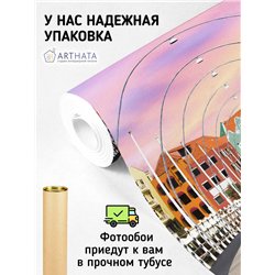 Фотообои для интерьера - 200х270см из 2х полос. Обои для стен, оформление спальни, детской комнаты, кухни, гостинной.
