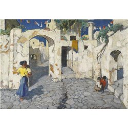 Бобровский Григорий  «Улица в Италии»