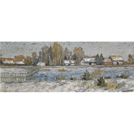 Петровичев Петр « Зимниц рейзаж»