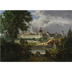 Неизвестный художник «Троицкая лавра в Сергиевом посаде»