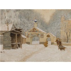 Леднев-Щукин Сергей «У ворот монастыря»