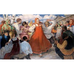Завистовсий Михаил «Танцы в деревне»