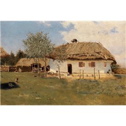 Светославский Сергей «Хата в украинской деревне»