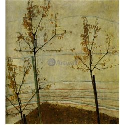 Осенние деревья - Модульная картины, Репродукции, Декоративные панно, Декор стен