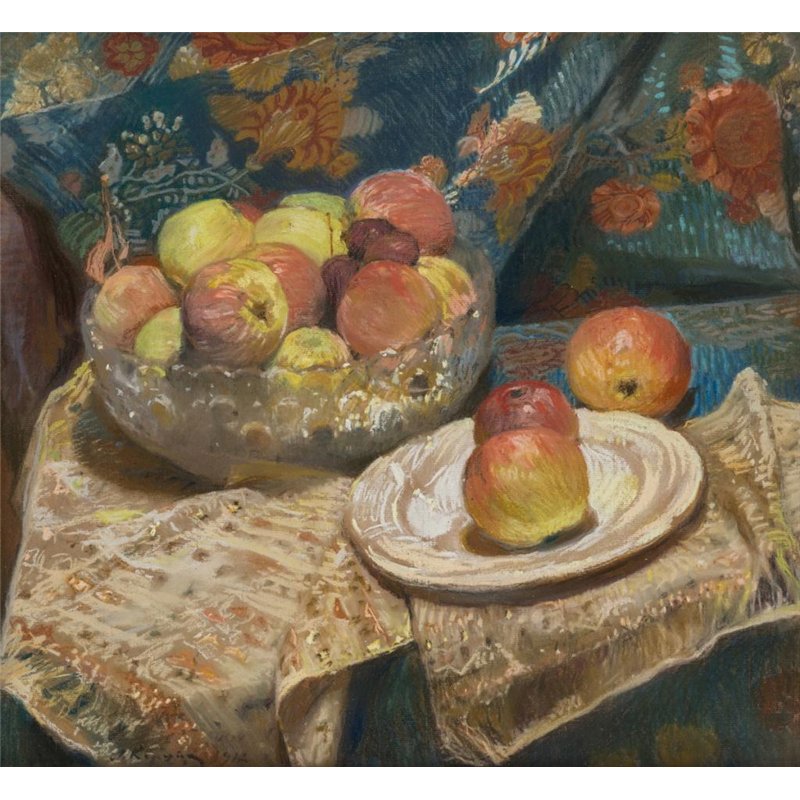Корин Алексей «Натюрморт с яблоками»