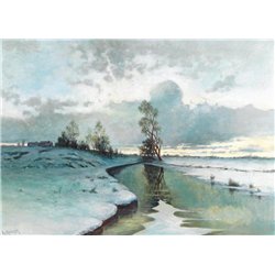 Клебузин «Зимний пейзаж»