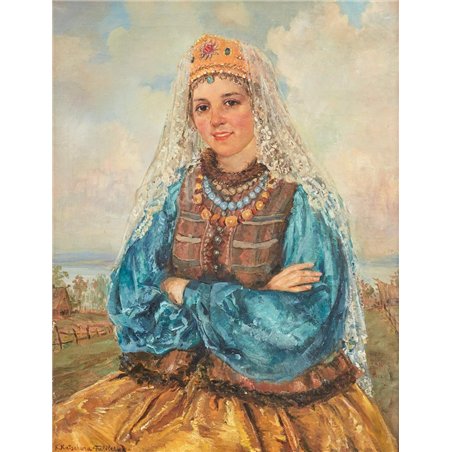 Кацура-Фалилеева Екатерина «Портрет девушки»