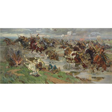 Самокиш Николай «Красная кавалерия под Перекопом»