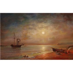 Капустин Григорий «Закат на море»