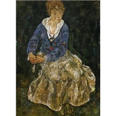 Картина на холсте по фото Модульные картины Печать портретов на холсте Портрет Эдит Шиле
