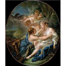 Картина на холсте по фото Модульные картины Печать портретов на холсте Юпитер в облике Дианы и Каллисто