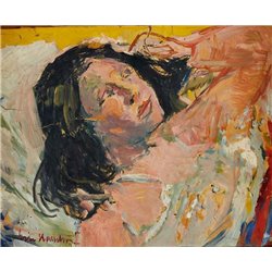 Спящая женщина - Модульная картины, Репродукции, Декоративные панно, Декор стен