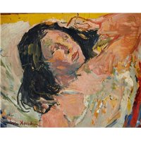 Портреты картины репродукции на заказ - Спящая женщина