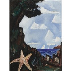 Морская звезда - Модульная картины, Репродукции, Декоративные панно, Декор стен