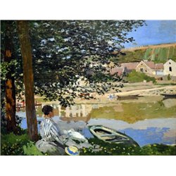 Сценка на реке в Беннекуре