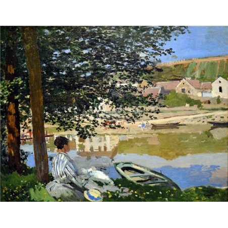 Сценка на реке в Беннекуре