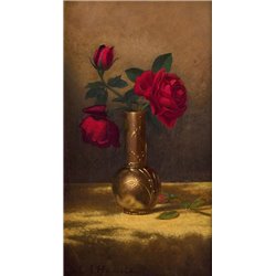 Розы в японской вазе - Модульная картины, Репродукции, Декоративные панно, Декор стен