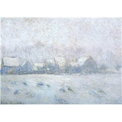 Снег в Живерни