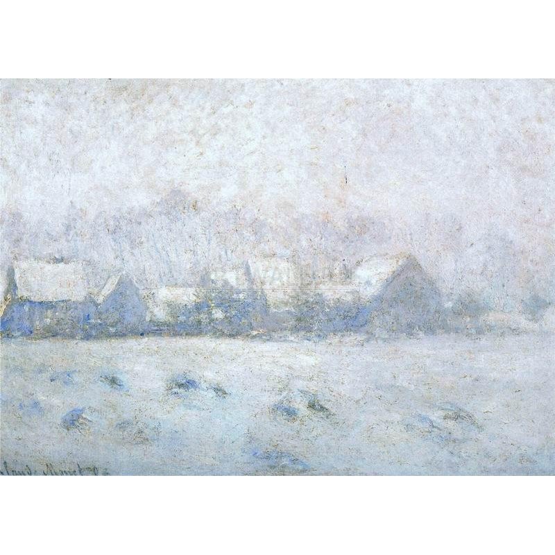 Снег в Живерни