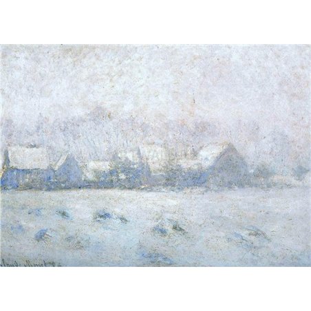 Снег в Живерни