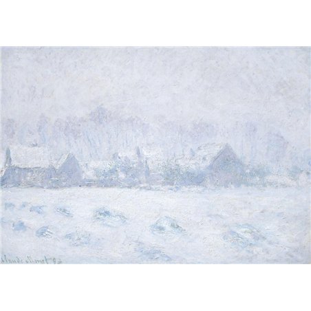 Снег в Живерни