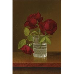 Натюрморт с розами - Модульная картины, Репродукции, Декоративные панно, Декор стен