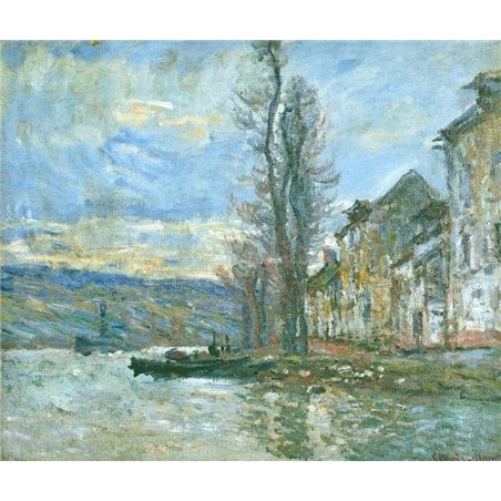 Сена около Лавакура, зима