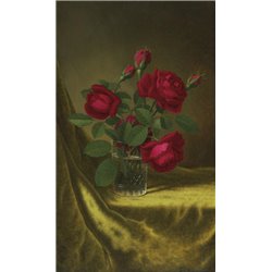 Красные розы - Модульная картины, Репродукции, Декоративные панно, Декор стен