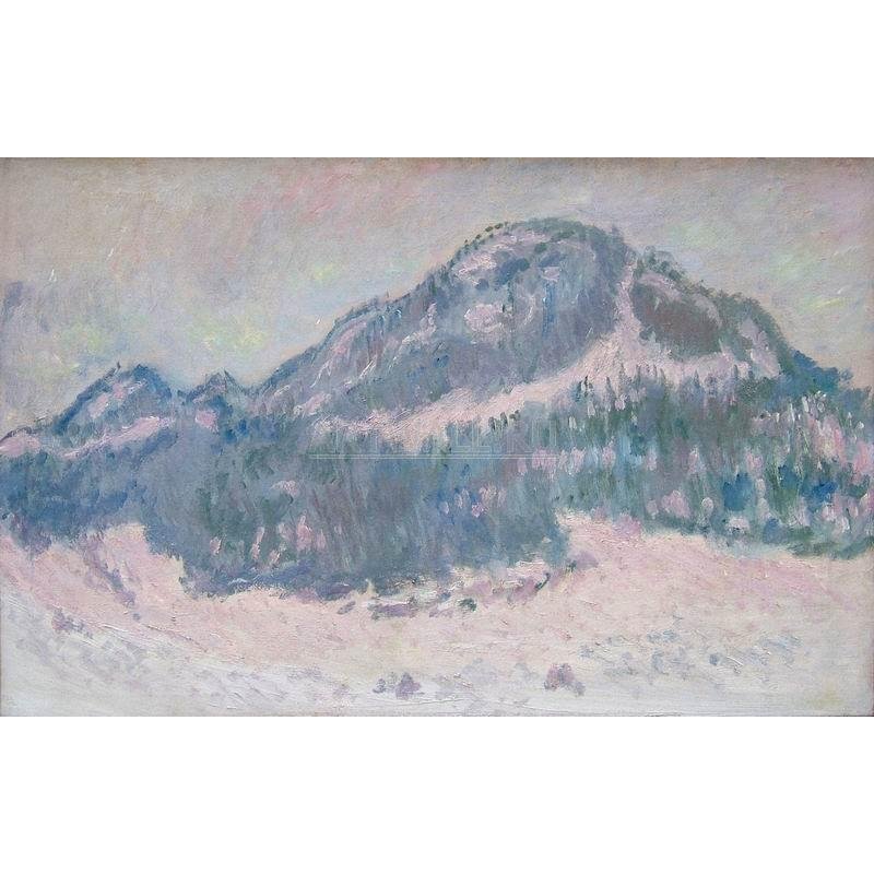 Гора Кольсас в розовом