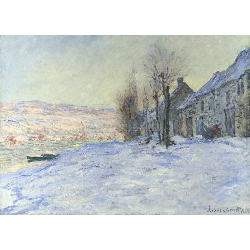 Лавакур, солнце и снег