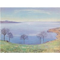Вид Женевского озера