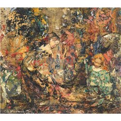 Девочки в лесу Галловей - Модульная картины, Репродукции, Декоративные панно, Декор стен