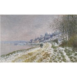 Дорога в Эпине, снег