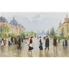 Картина на холсте по фото Модульные картины Печать портретов на холсте Авеню Александра III