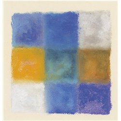 Абстракция в голубом, желтом и белом - Модульная картины, Репродукции, Декоративные панно, Декор стен